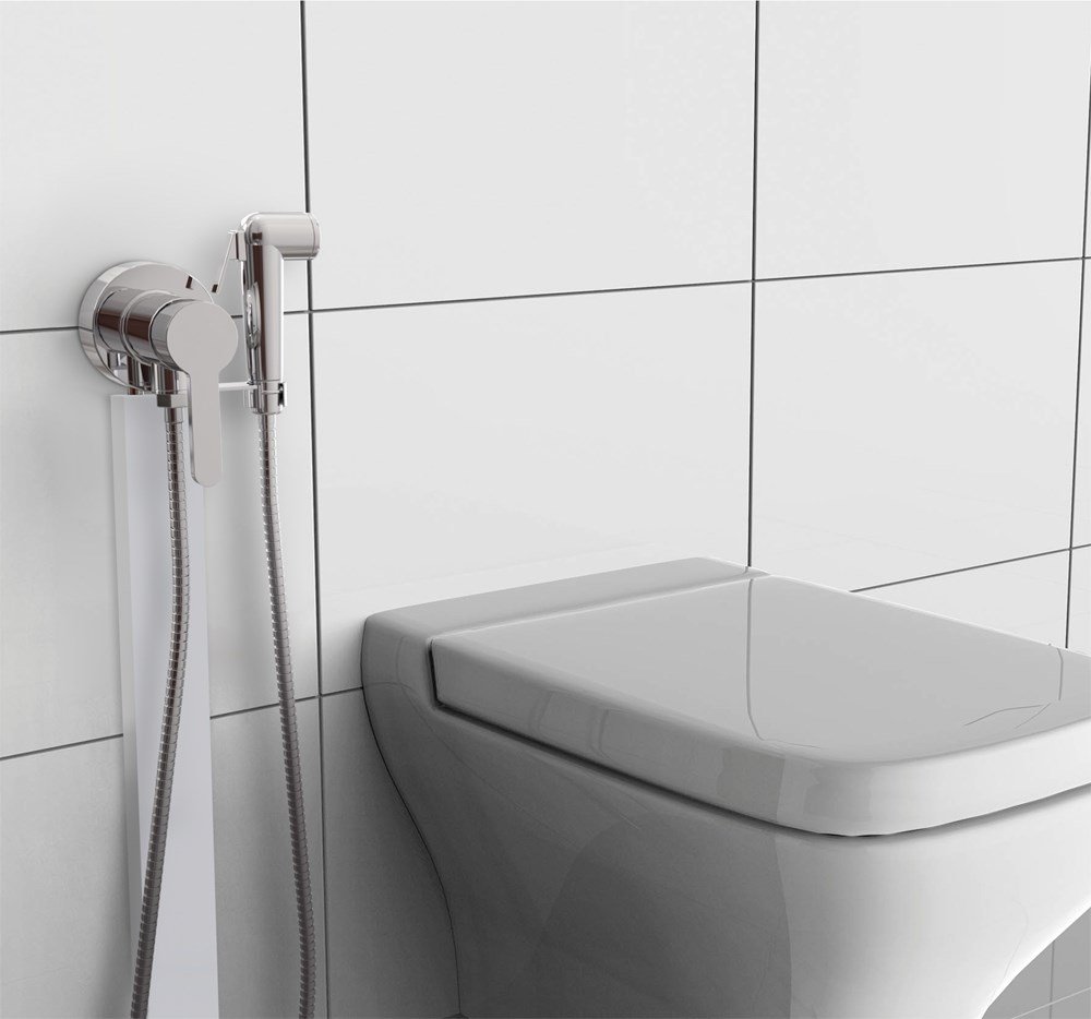 Смеситель с гигиеническим душем «Paini» Aosta 92cr304km хром