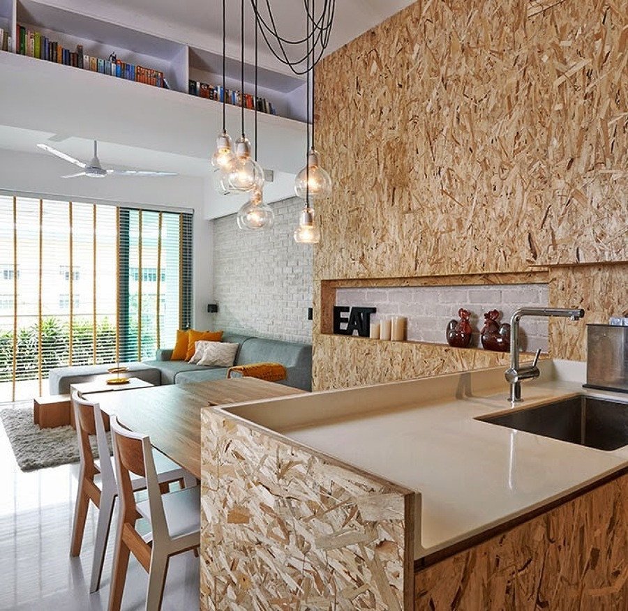 OSB плита interyer