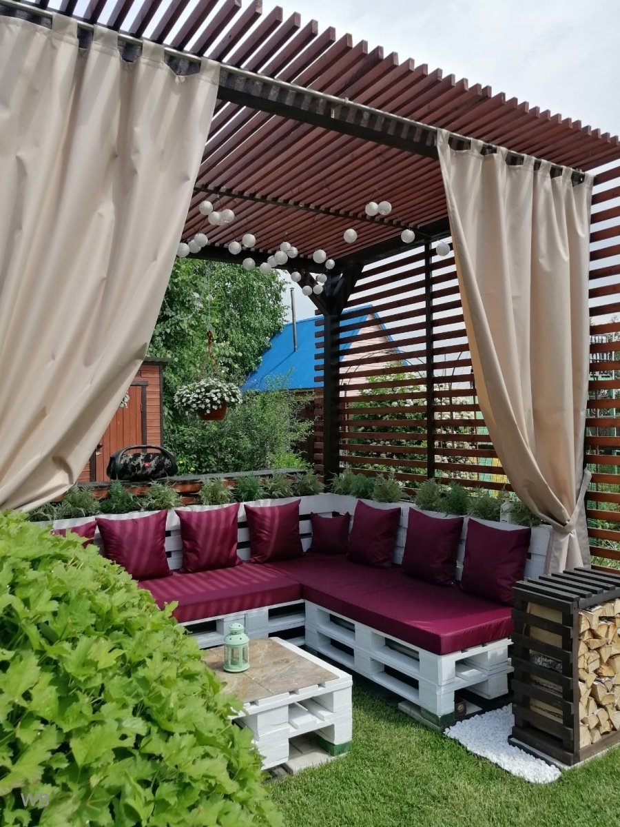 Шторы для уличной веранды