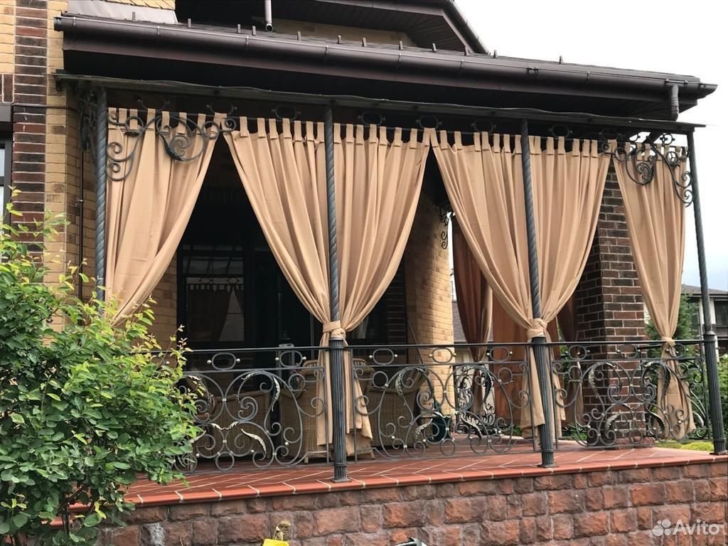 Шторы для уличной веранды