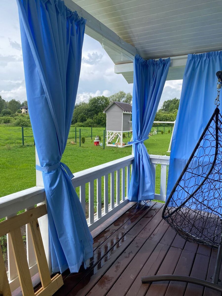 Жидкие шторы для беседки