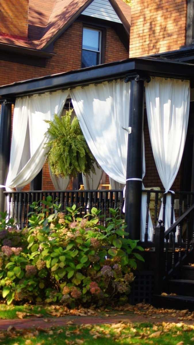 Шторы для уличной веранды