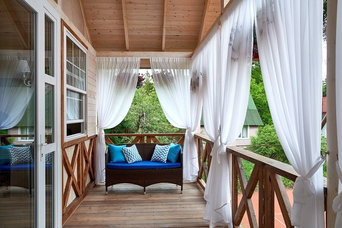 Шторы для открытой террасы