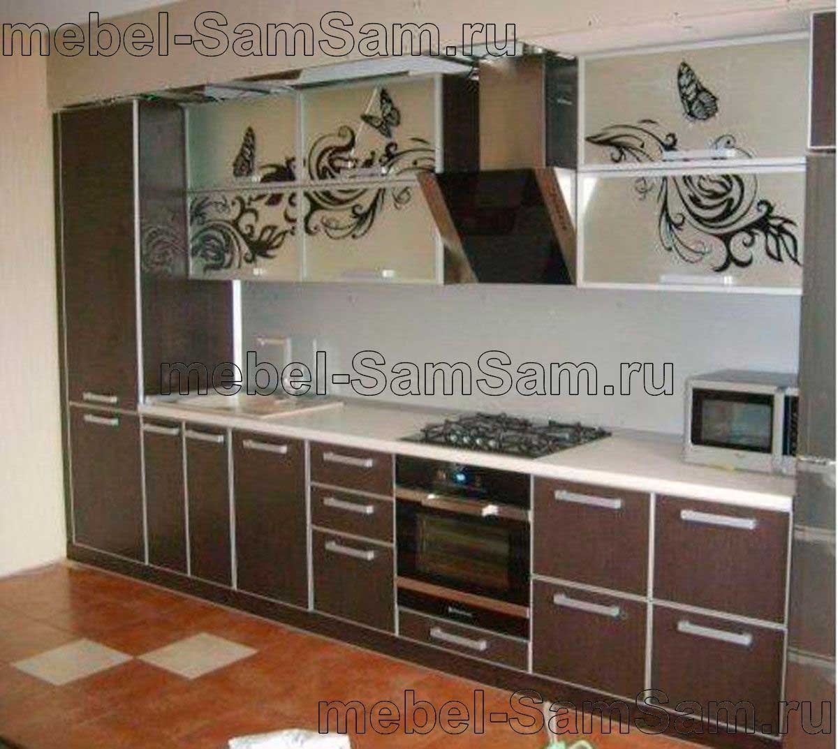 Кухонные фасады в алюминиевой рамке