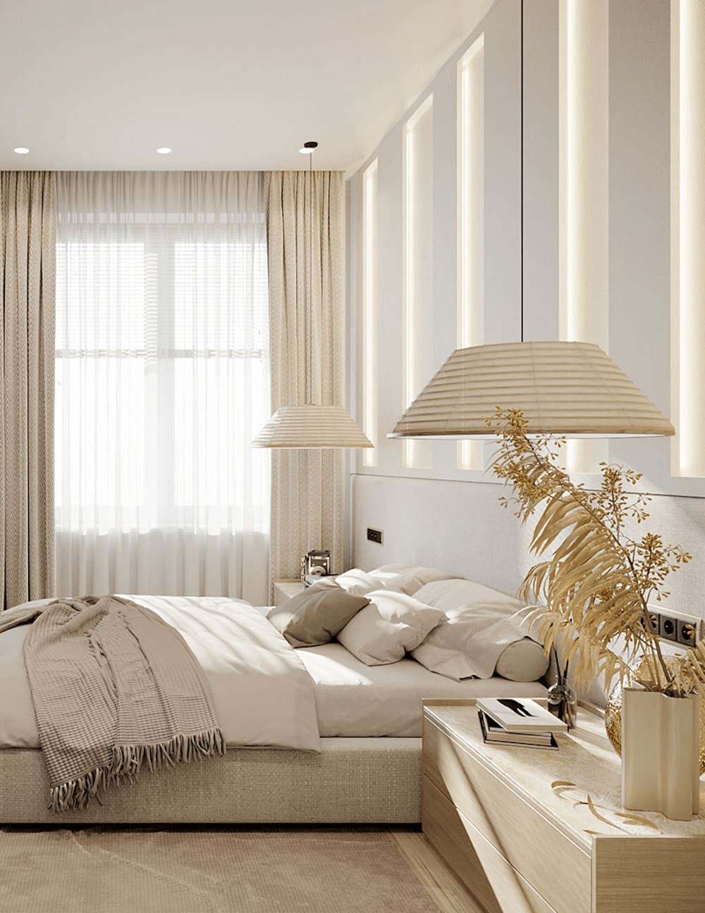 Светлая спальня