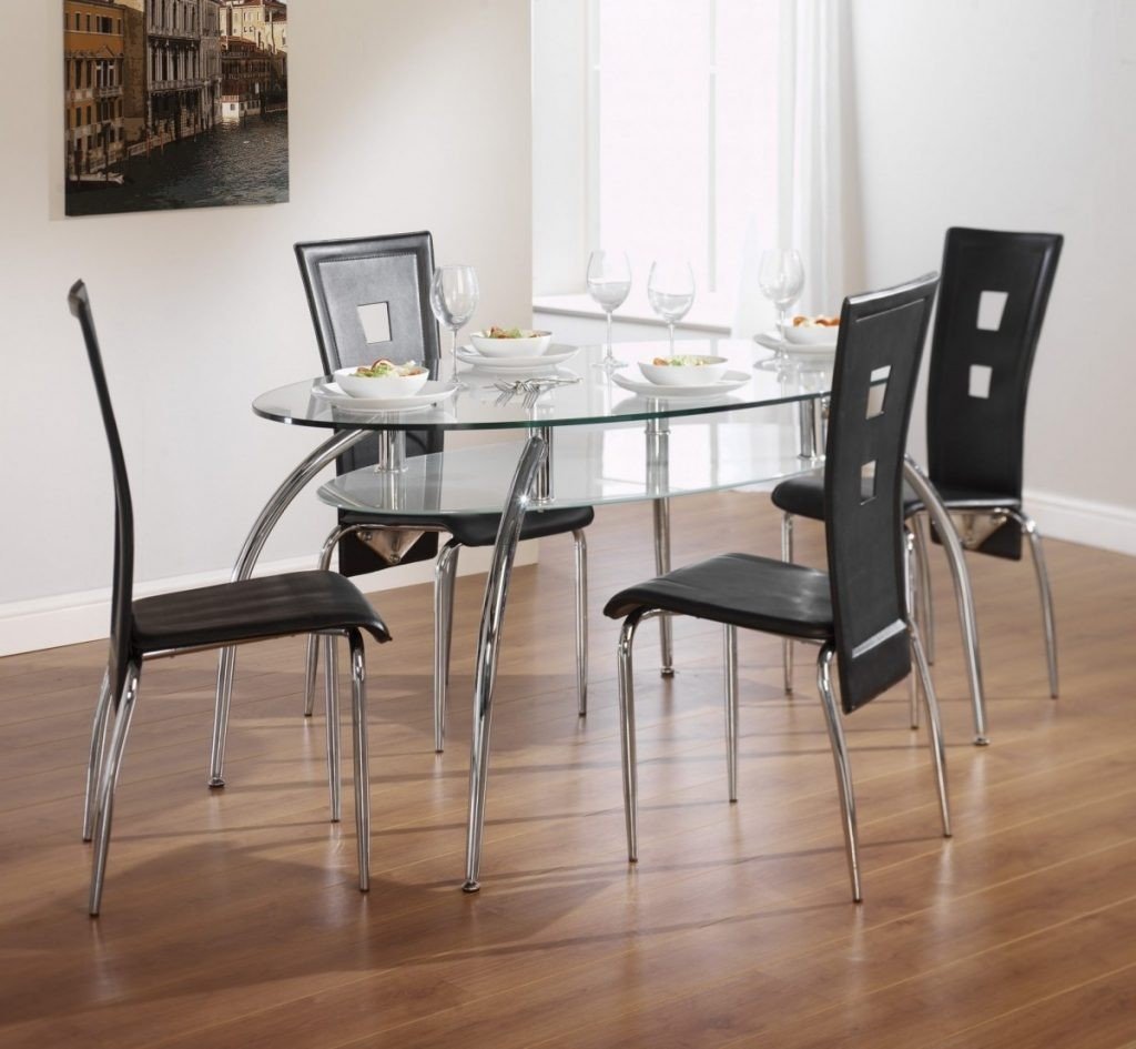 Стол и стулья для кухни современный дизайн