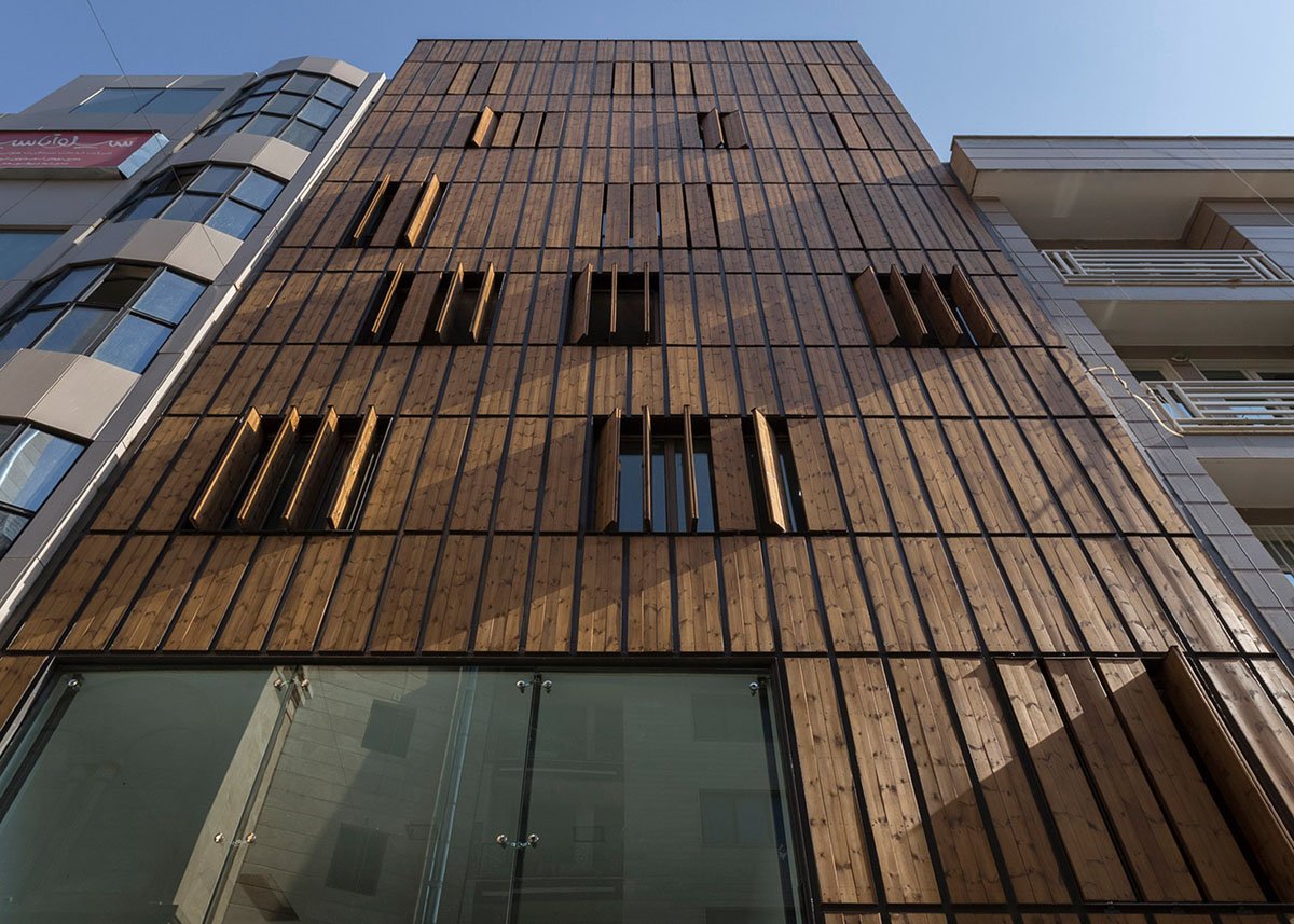 Современные фасады зданий ламели