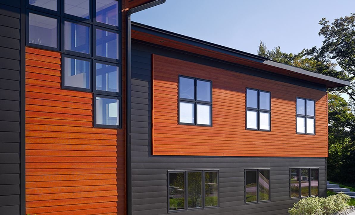 Металлический сайдинг для фасада