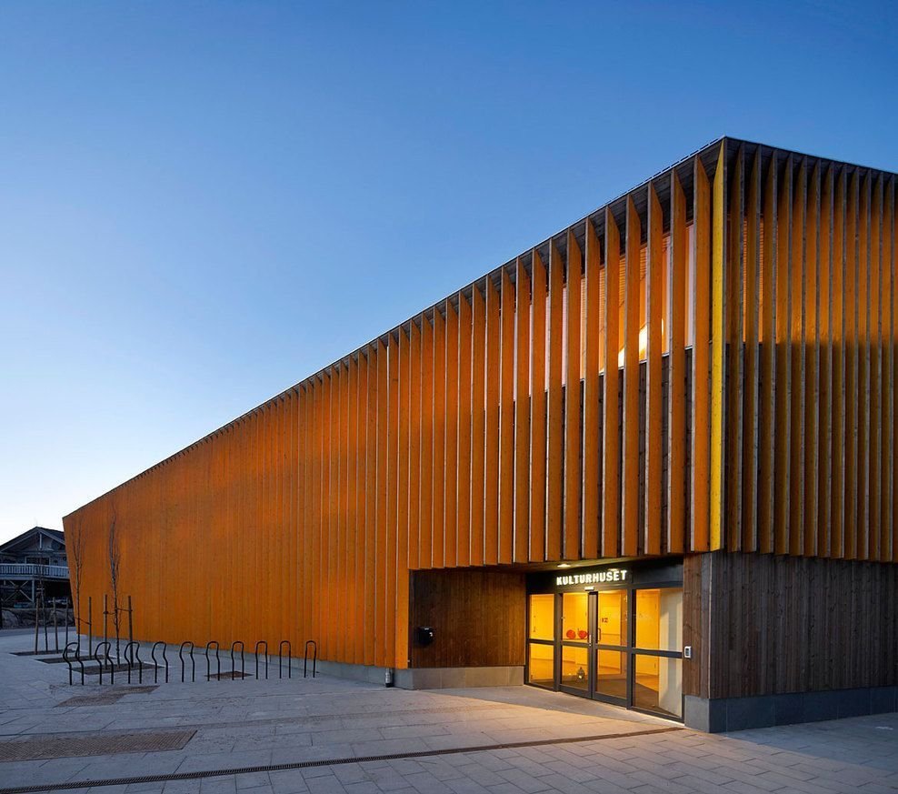 Библиотека и культурный центр в Веннесле, Норвегия, арх. Helen & hard, 2011