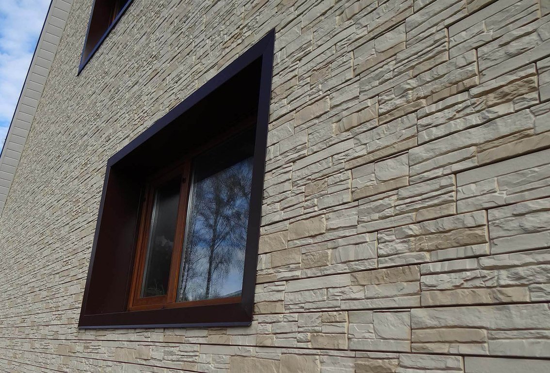 Фасадная панель каньон сланец с73