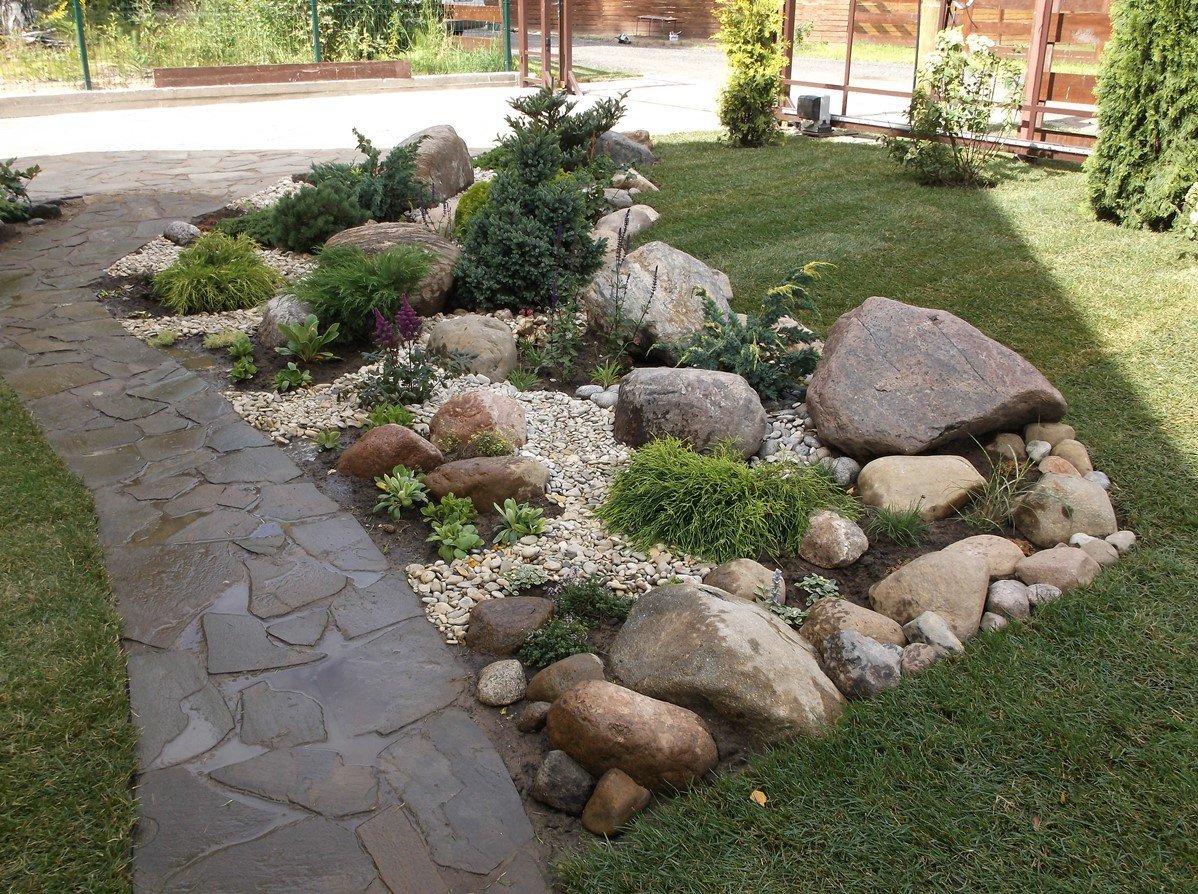 Рокарий с альпийской горкой