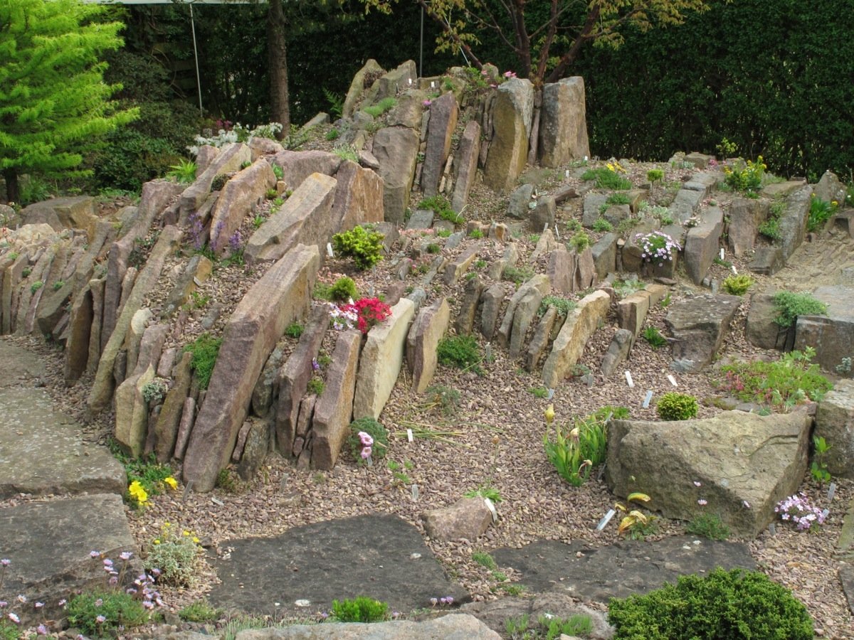 Чешская скалка Альпийская горка