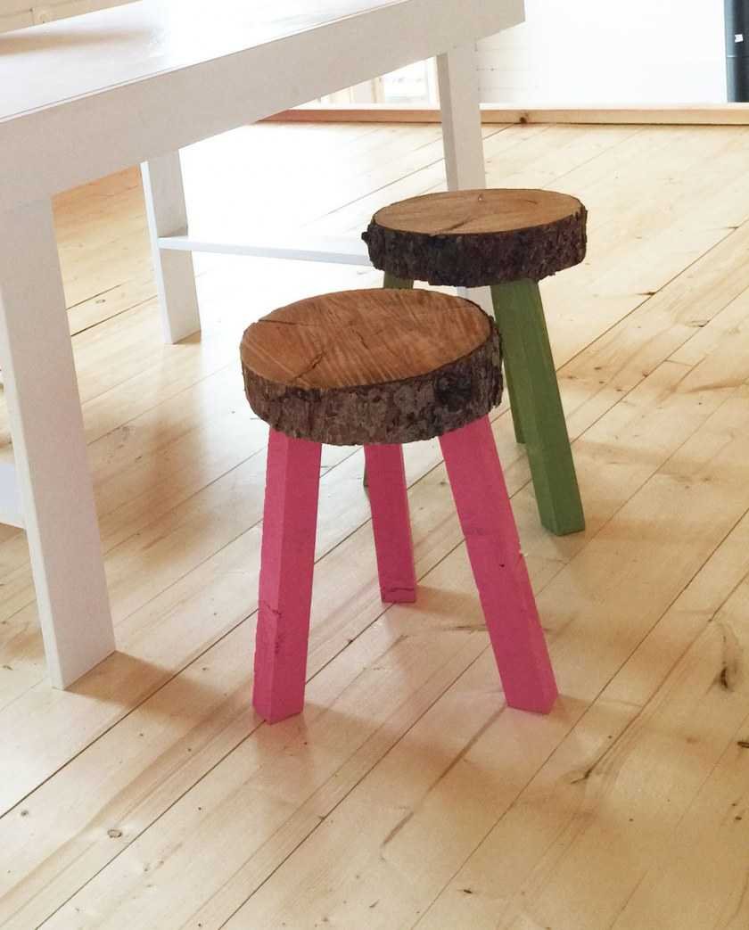 Табуретки из дерева