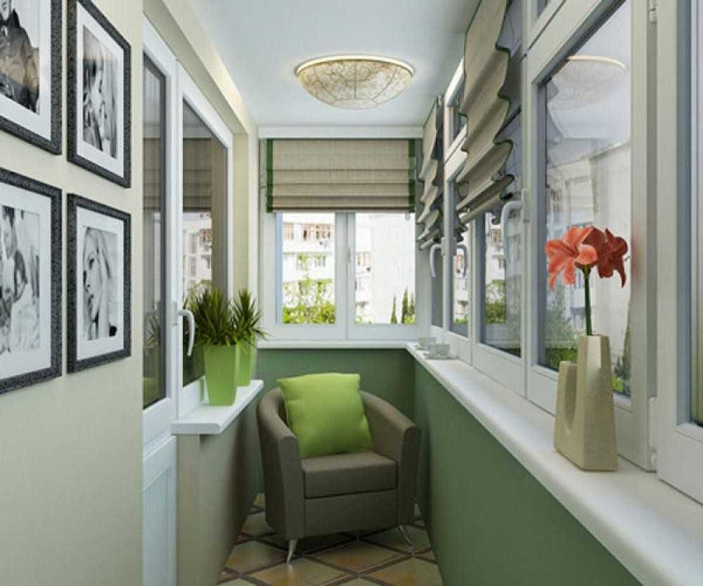 Интерьер лоджии