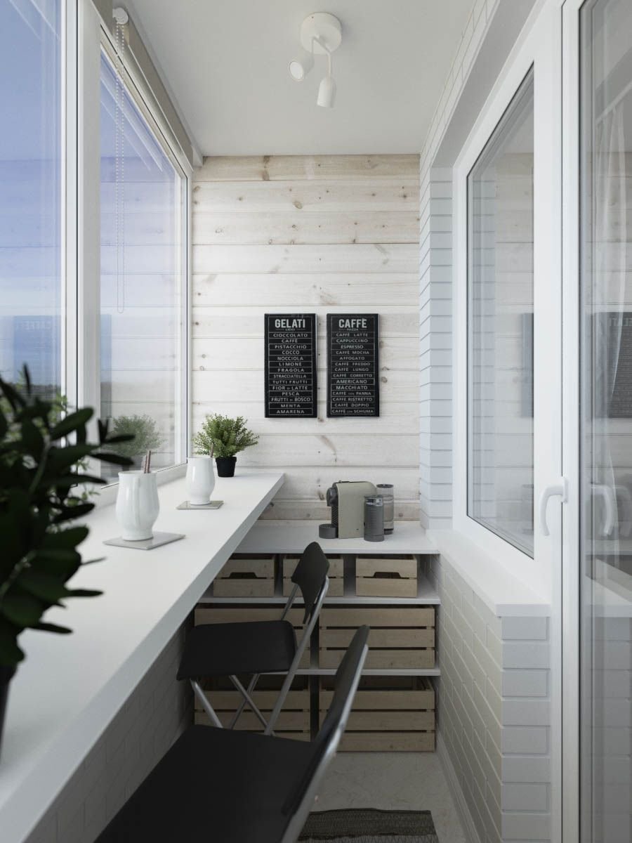 Внутренняя отделка балкона