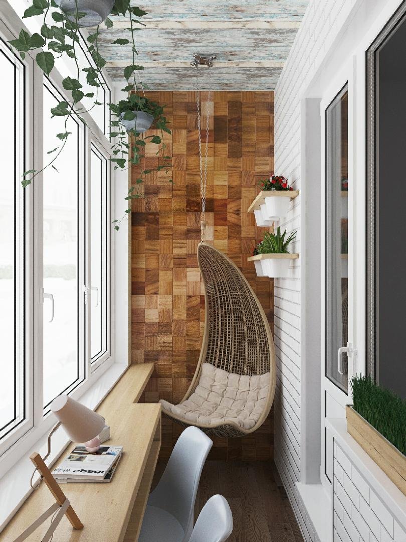 Отделка лоджии