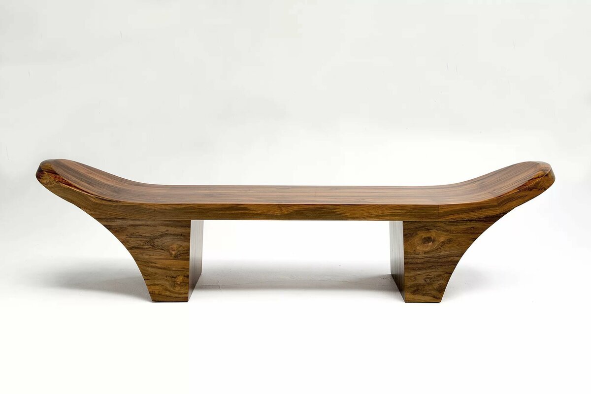 Дизайнерские лавочки из дерева