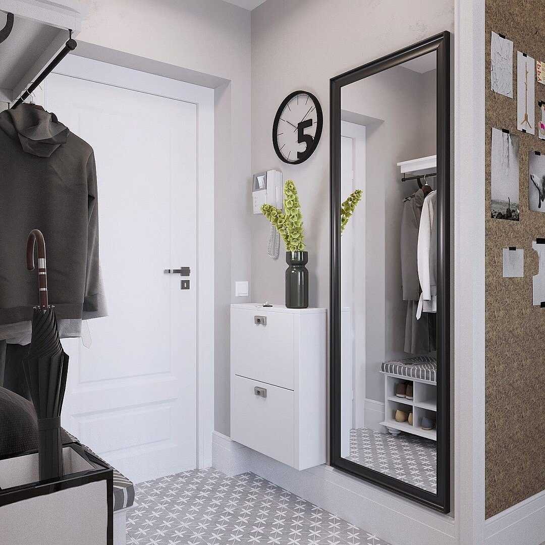 Маленькая прихожая Сканди