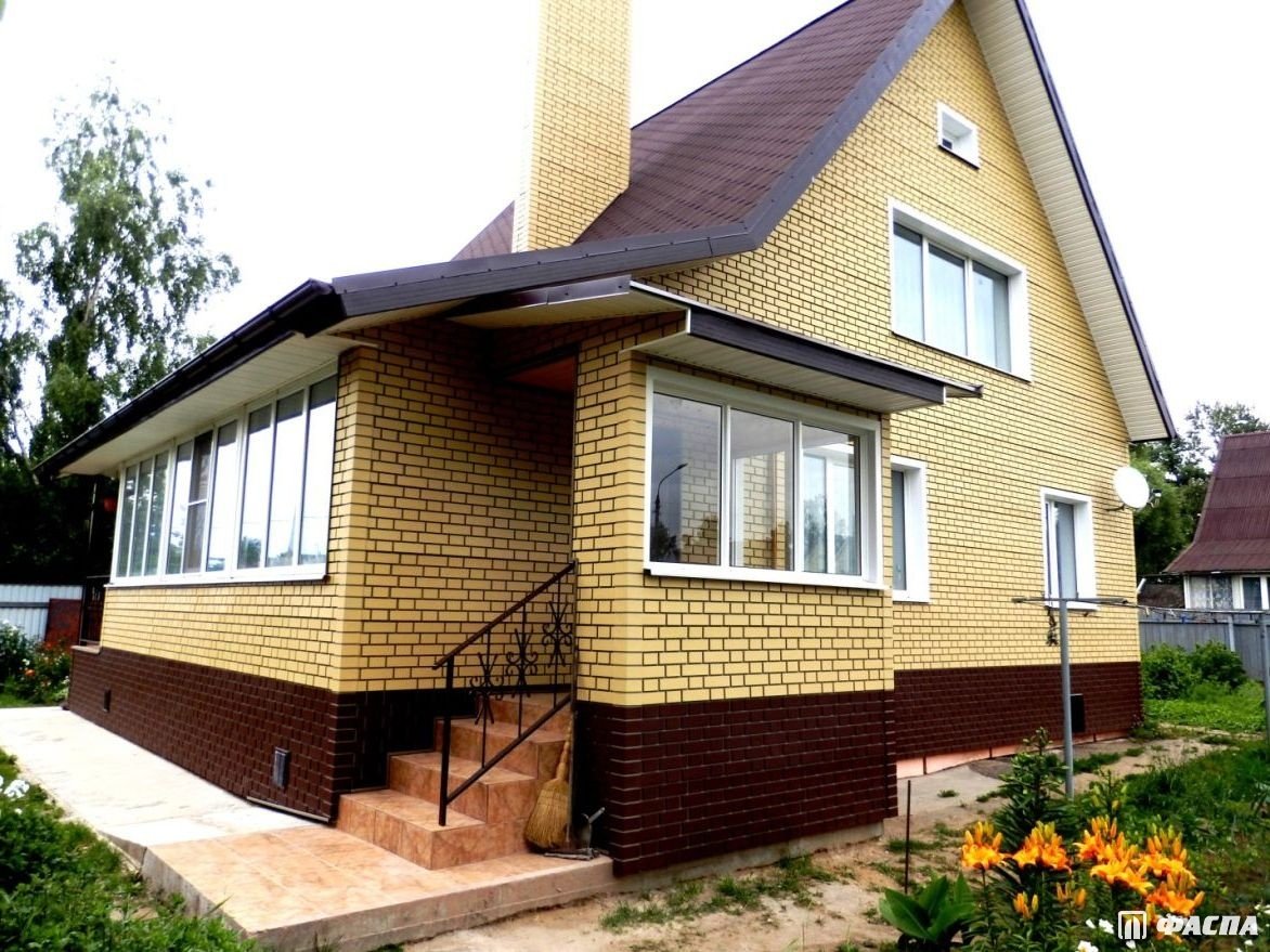 Альта профиль кирпич клинкерный желтый