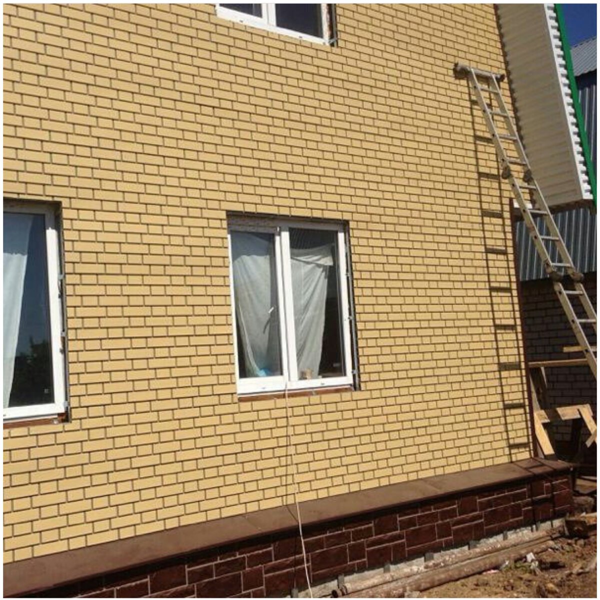 Файнбир фасадные панели клинкерный кирпич