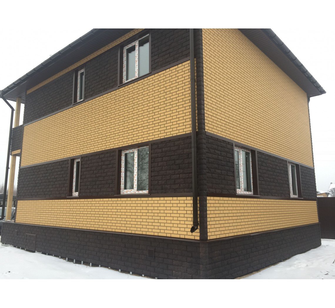 Альта профиль кирпич клинкерный желтый