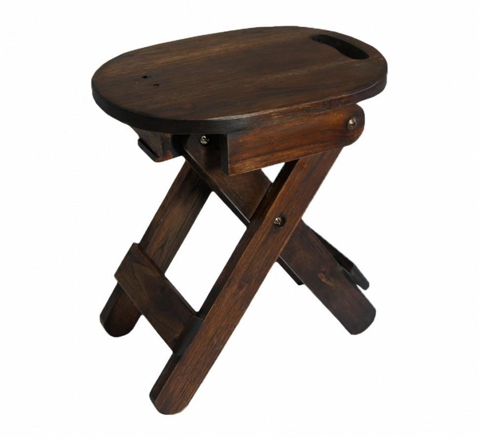 Табурет раскладной деревянный