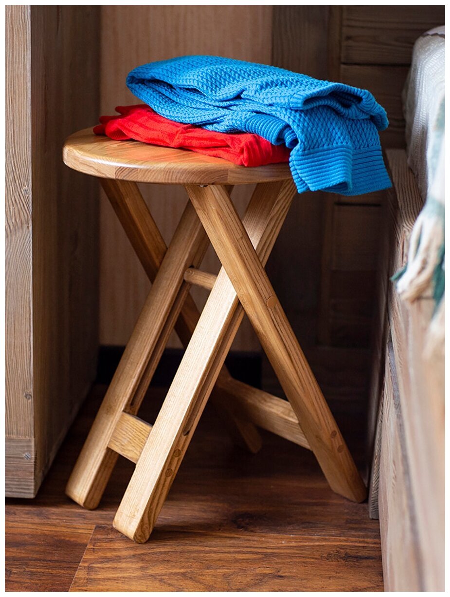 Табурет раскладной деревянный