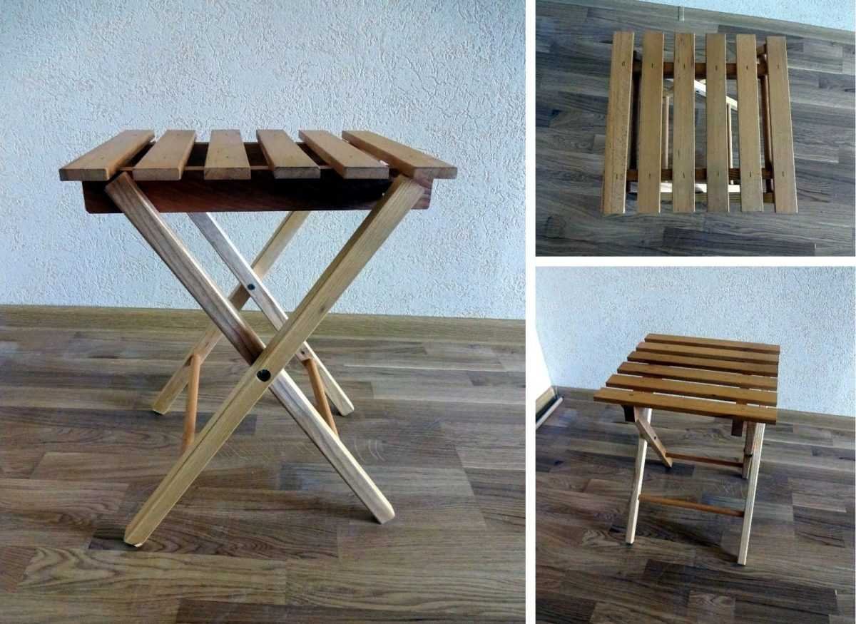 Складная табуретка из реек