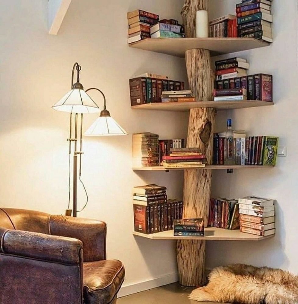 Книжная полка дерево
