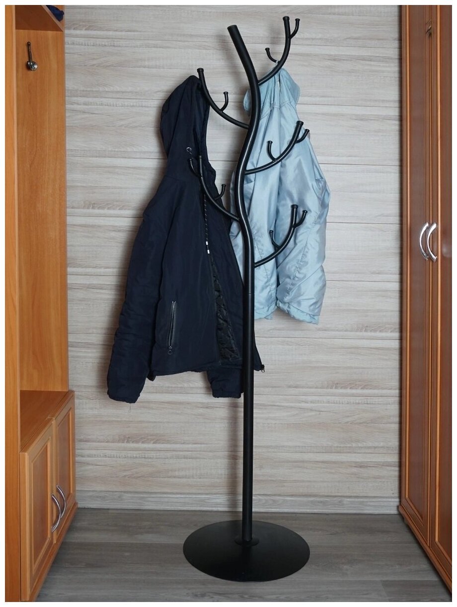 Напольная вешалка ЗМИ дерево черный