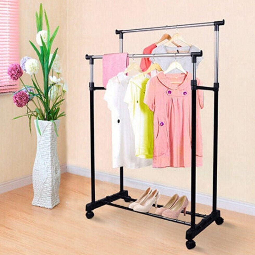 KH-3541 вешалка напольная Double Pole