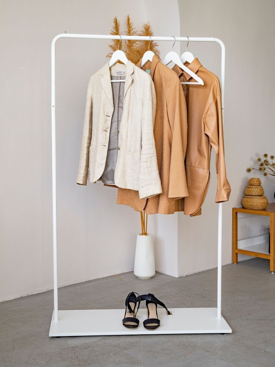 Вешалка сушилка для одежды на колесиках