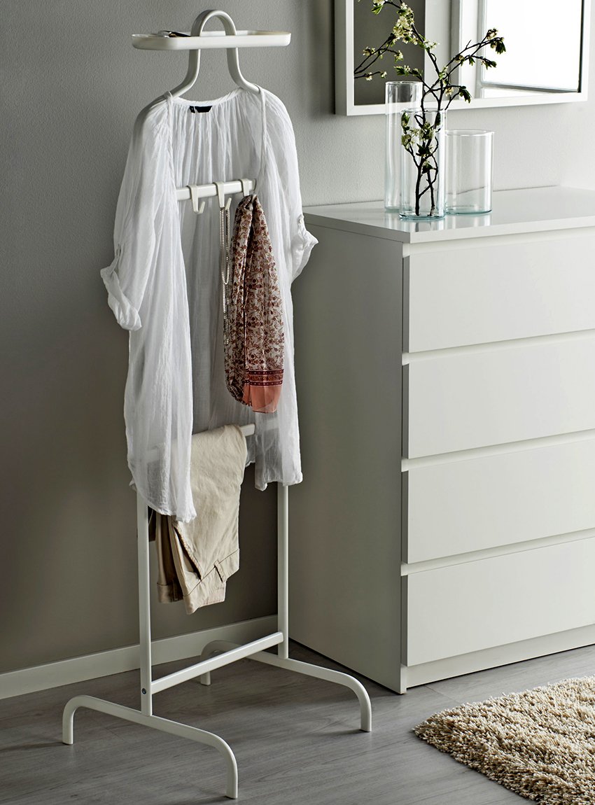 Вешалка МУЛИГ икеа белая