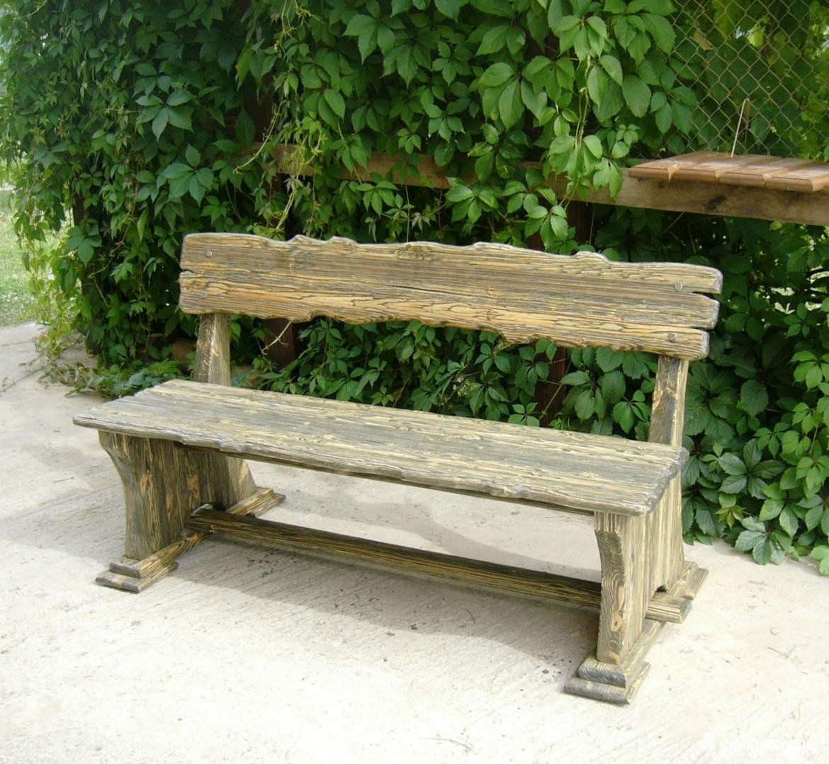 Скамейки уличные деревянные