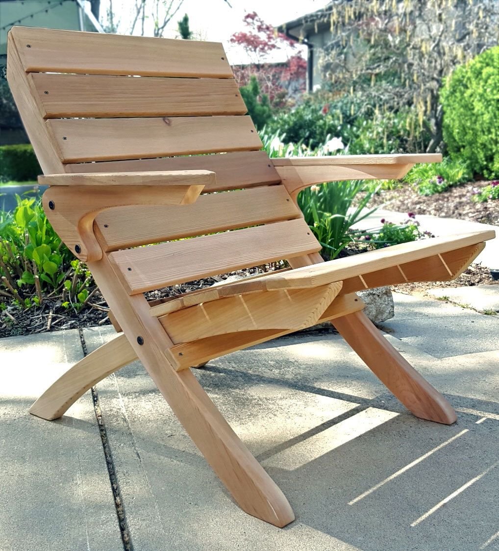 Шезлонг деревянный