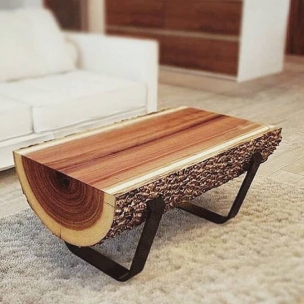 Необычные столы из дерева