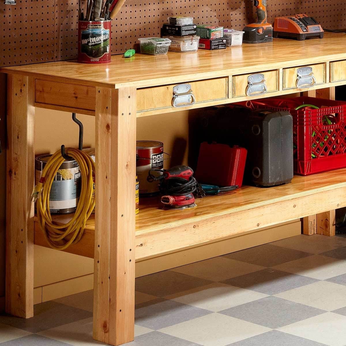 Стол-верстак для домашней мастерской