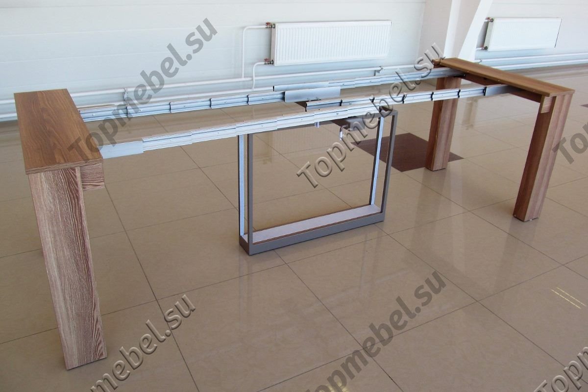 Стол-консоль трансформер b2432 венге(черный дуб)