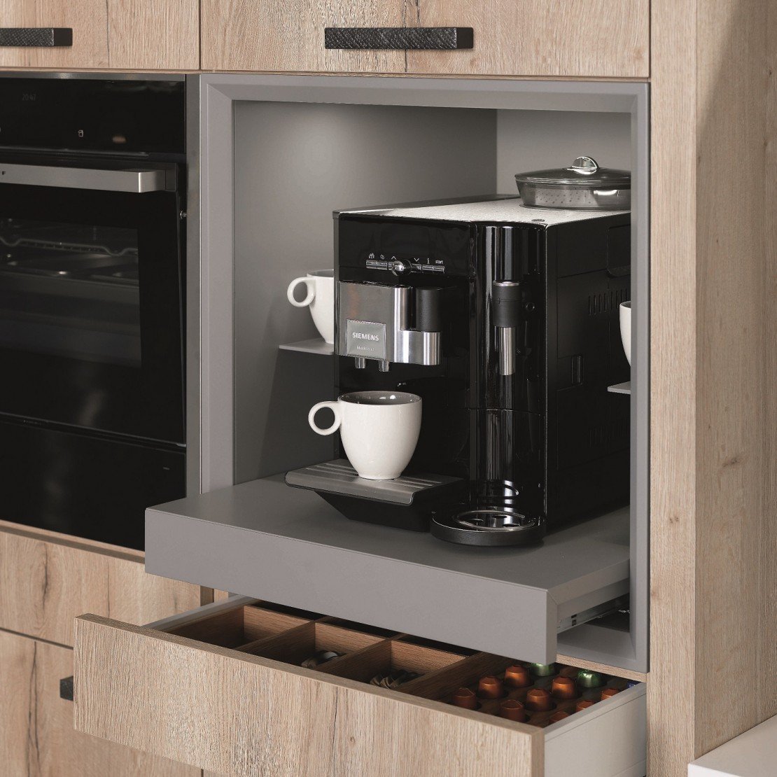 Встраиваемая кофемашина для кухни