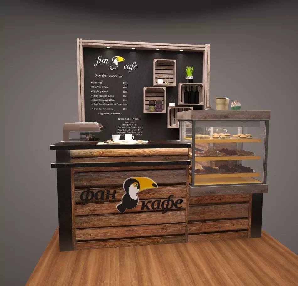 Стойки для мини кофейни