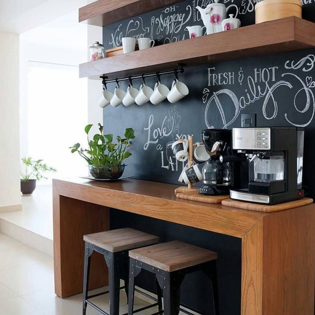 Барная стойка с кофемашиной