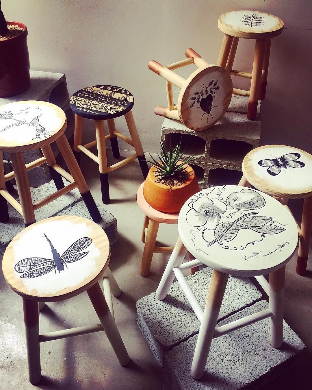 Декор табуретки