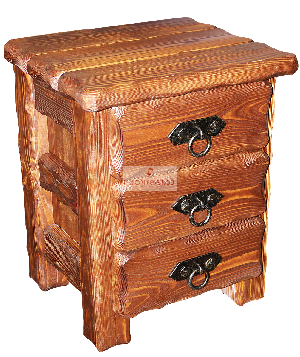 Прикроватные тумбочки из дерева