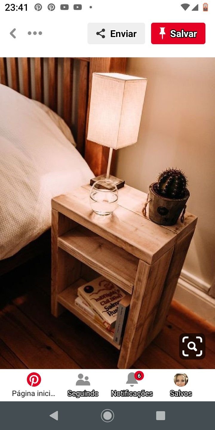 Тумба прикроватная из доски