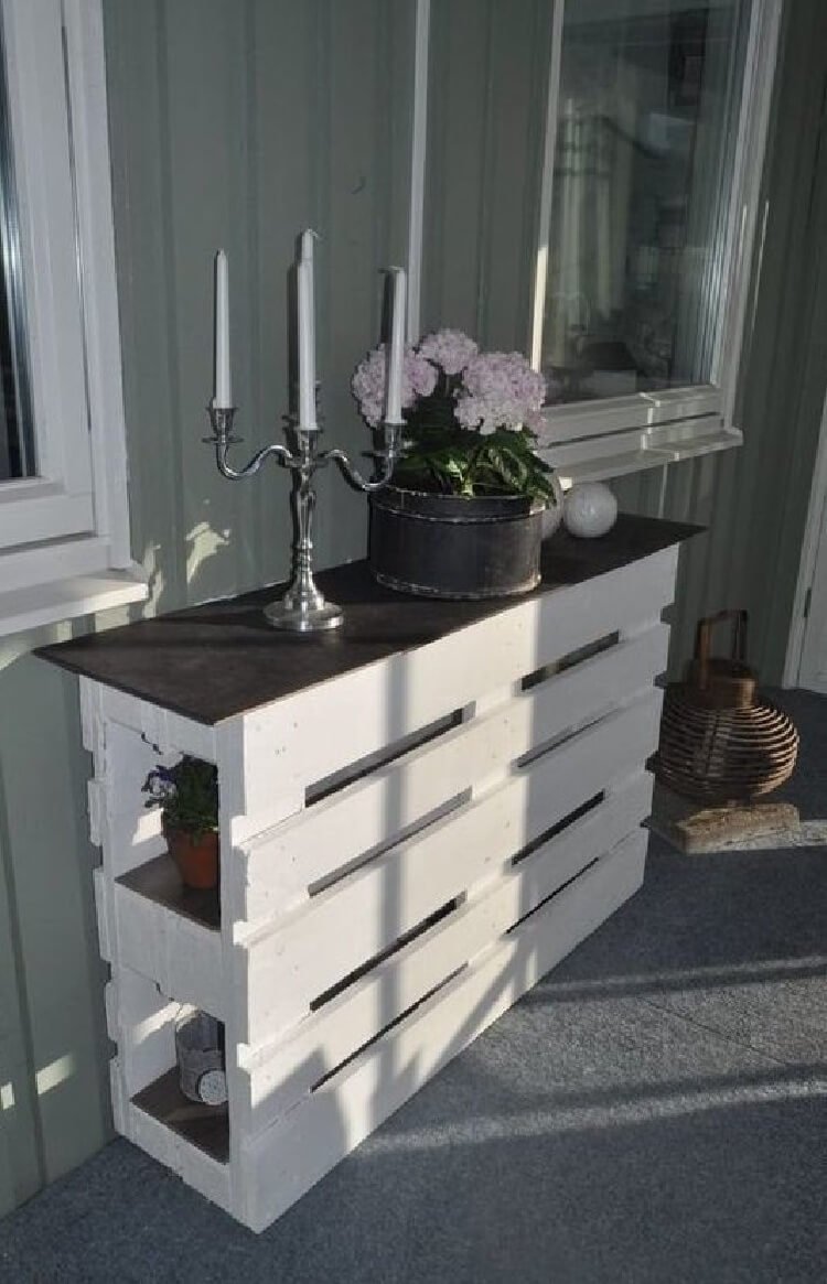 Тумба из поддонов