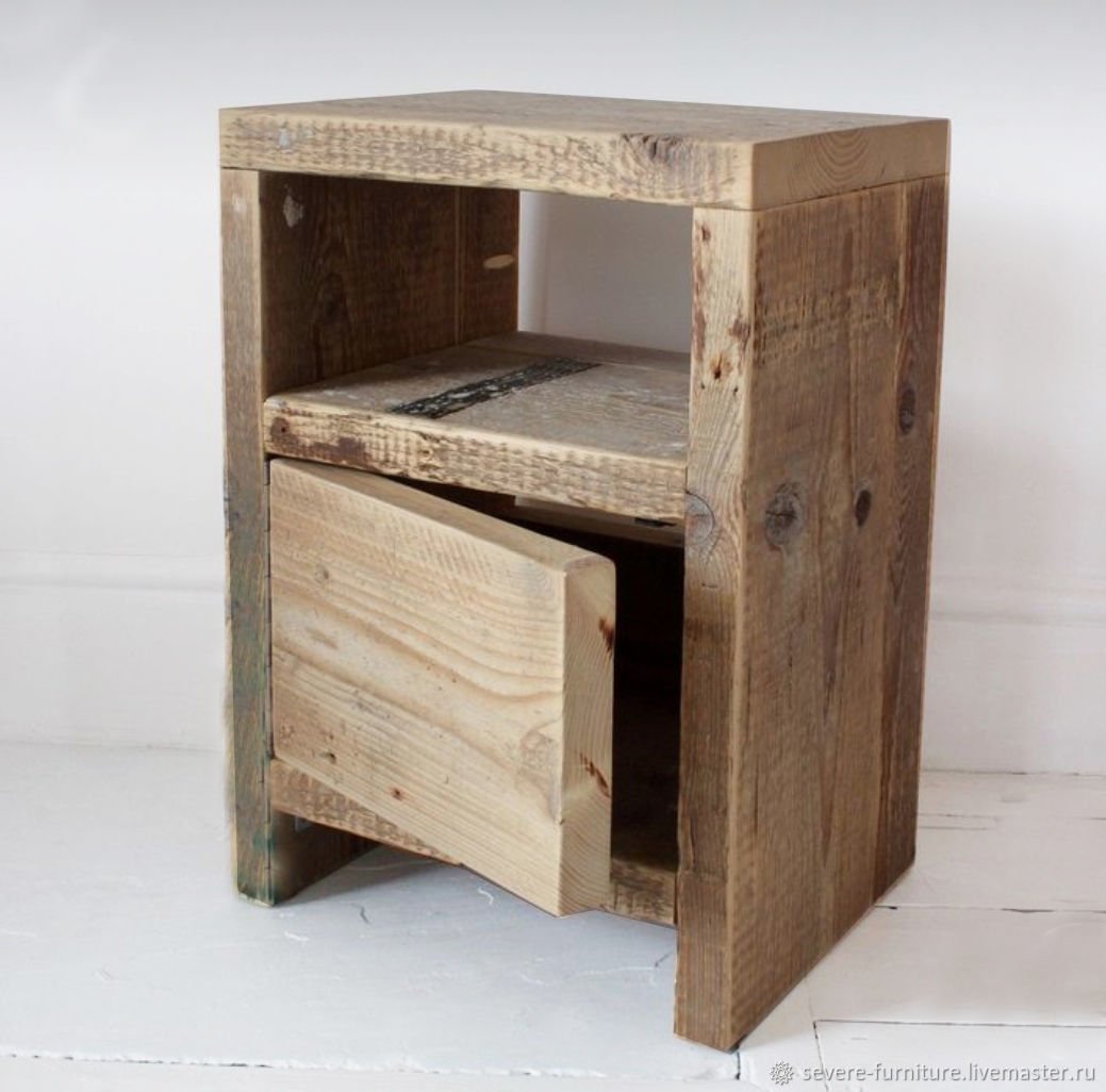Прикроватные тумбочки из дерева