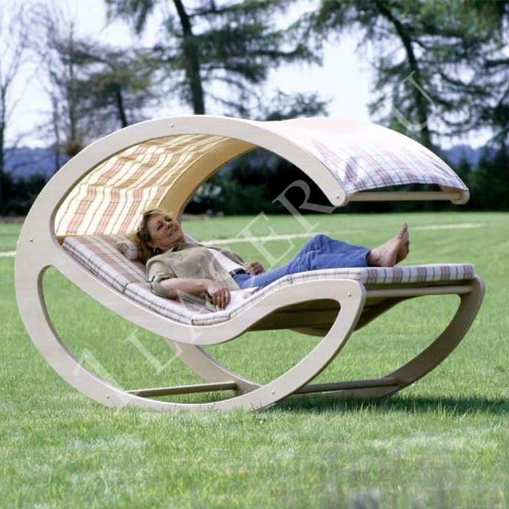 Шезлонг качалка для дачи