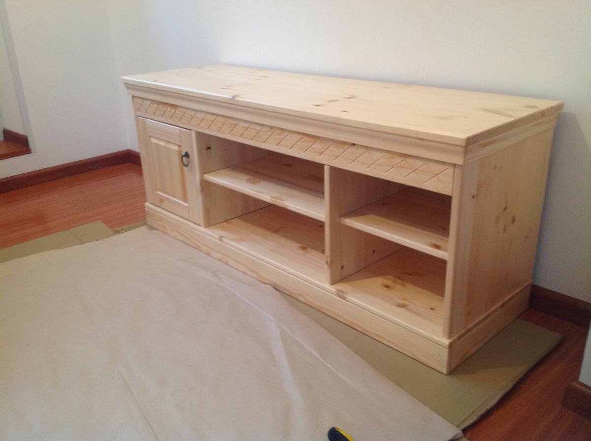 Тумба ТВ карельская сосна