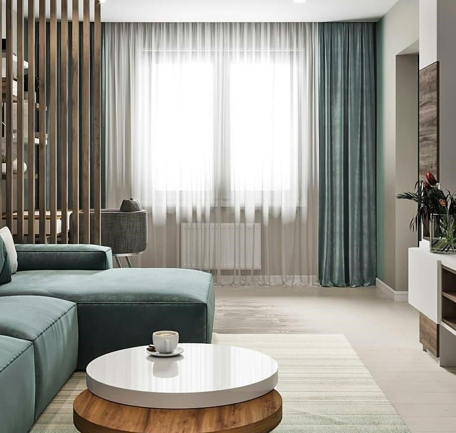 Модные шторы в гостиную