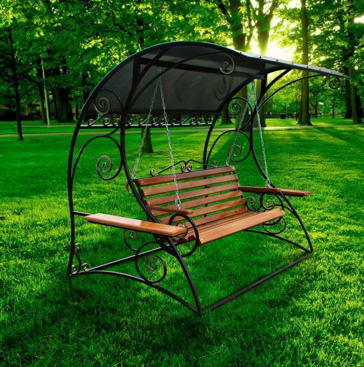 Кованые качели